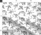 Wrestling Sports Modern Sketch Black White Team Fighting School Sport Competition Custom Printed Fabric by Spoonflower Various Fabrics by the Yard or Fat Quarter